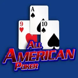 All American Poker game by RTG (Reel Time Gaming) – logo hosted on GoldRun Casino