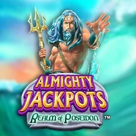 Almighty Jackpots – Realm of Poseidon online game logo by Novomatic on hondenschoolpawsome.nl