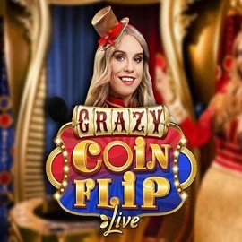 Crazy Coin Flip online game logo by Evolution on hondenschoolpawsome.nl
