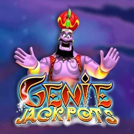 Genie Jackpots slot visual from Blueprint Gaming available on hondenschoolpawsome.nl