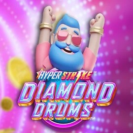 Hyper Strike Diamond Drums slot icon by Gameburger Studios, available at GoldRun Casino