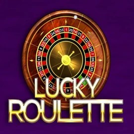 Lucky Roulette slot logo by Belatra Games at GoldRun Casino