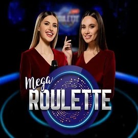 Mega Roulette logo by Pragmatic Play at GoldRun Casino