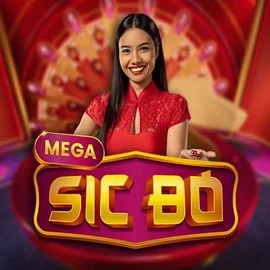 Official Live Casino logo: Mega Sic Bo by Pragmatic Play at GoldRun Casino