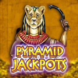 Pyramid Jackpots slot logo by King Show Games at GoldRun Casino
